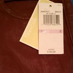 Michael Kors Merlot Izzy Skinny